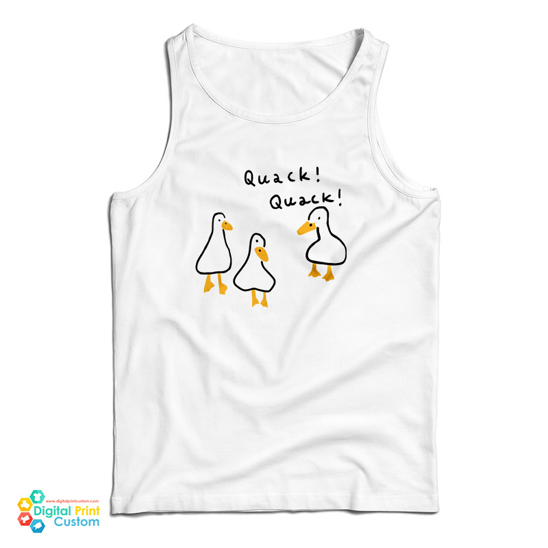 Duck Quack Quack long Tank Top