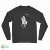 Grim Reaper Polo Parody Long Sleeve T-Shirt