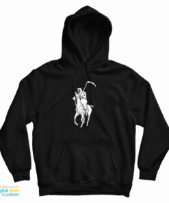 Grim Reaper Polo Parody Hoodie