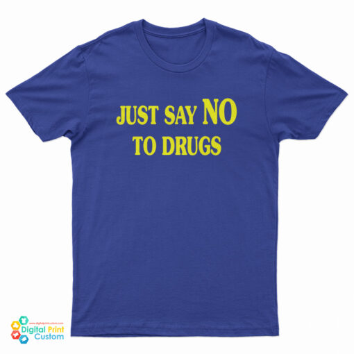 Lindsay Lohan Just Say No To Drugs T-Shirt