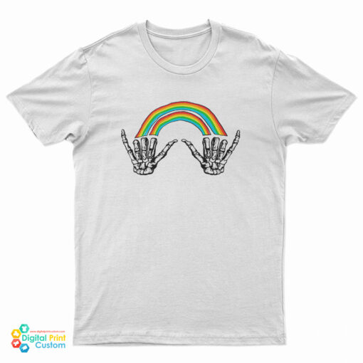 Louis Tomlinson Rainbow Skeleton T-Shirt