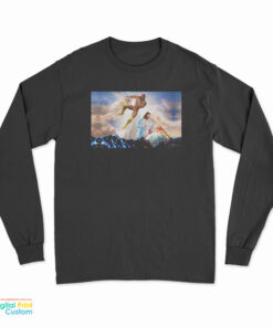 Macho Man Randy Savage Elbow Drop Jesus Long Sleeve T-Shirt