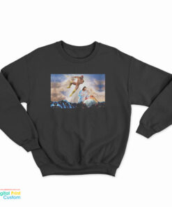 Macho Man Randy Savage Elbow Drop Jesus Sweatshirt