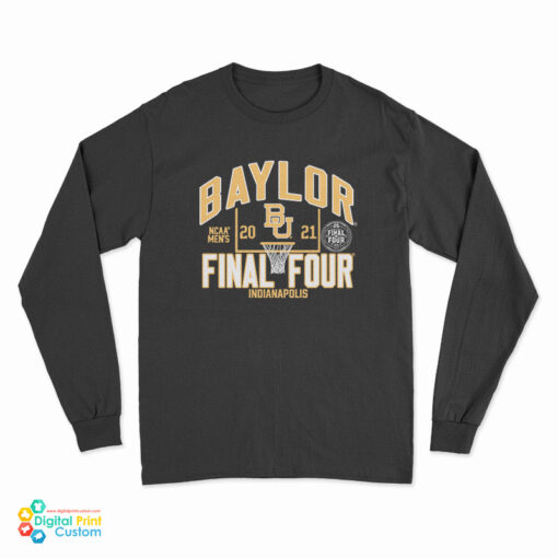 NCAA Basketball Baylor Bears Blue Final Four Long Sleeve T-Shirt