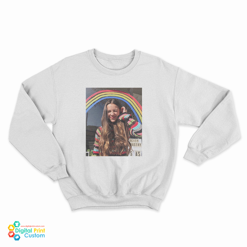 Olivia Rodrigo Rainbow Sweatshirt