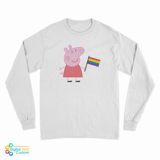 Peppa Pig Pride Flag Long Sleeve T-Shirt