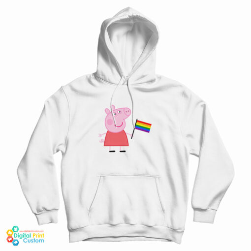 Peppa Pig Pride Flag Hoodie