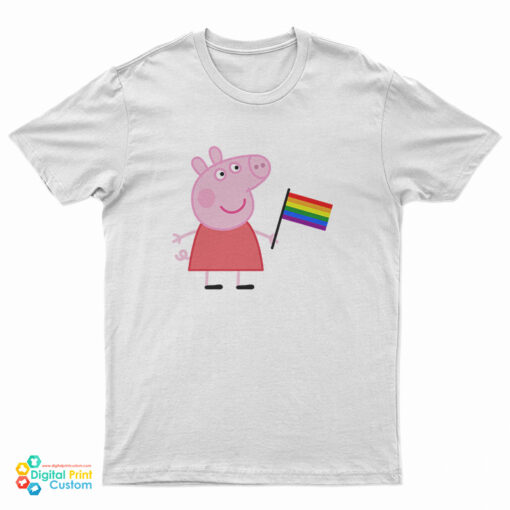 Peppa Pig Pride Flag T-Shirt