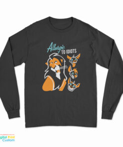 Pretty The Lion King Allergic To Idiots Long Sleeve T-Shirt