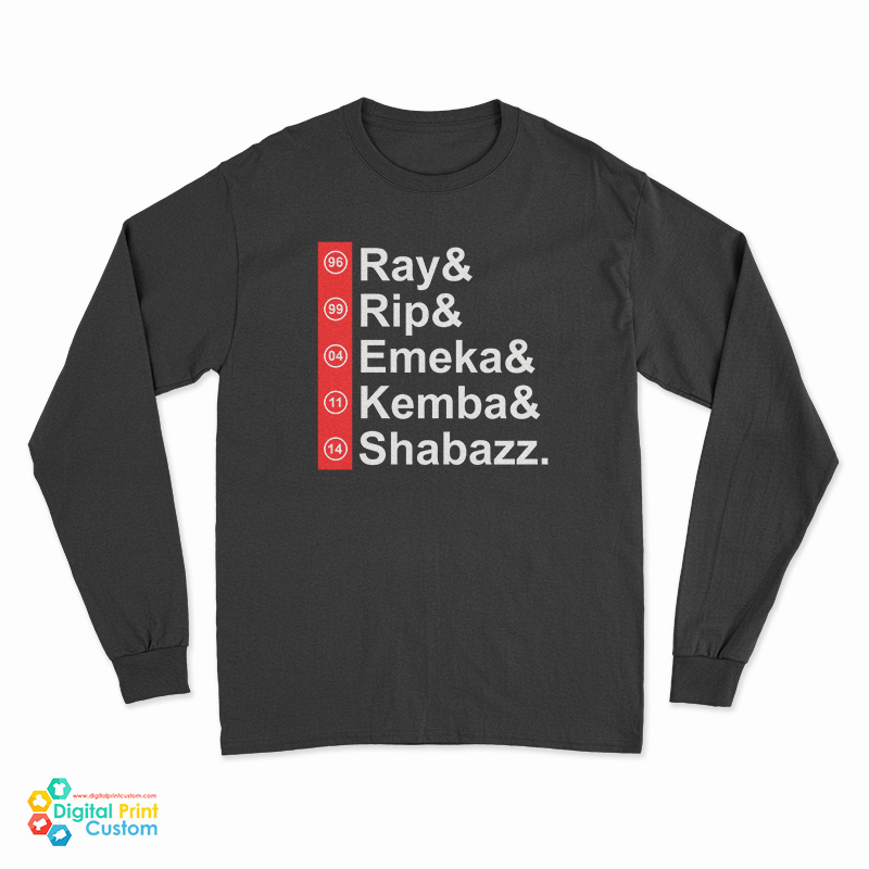 Ray Rip Emeka Kemba Shabazz Long Sleeve T-Shirt