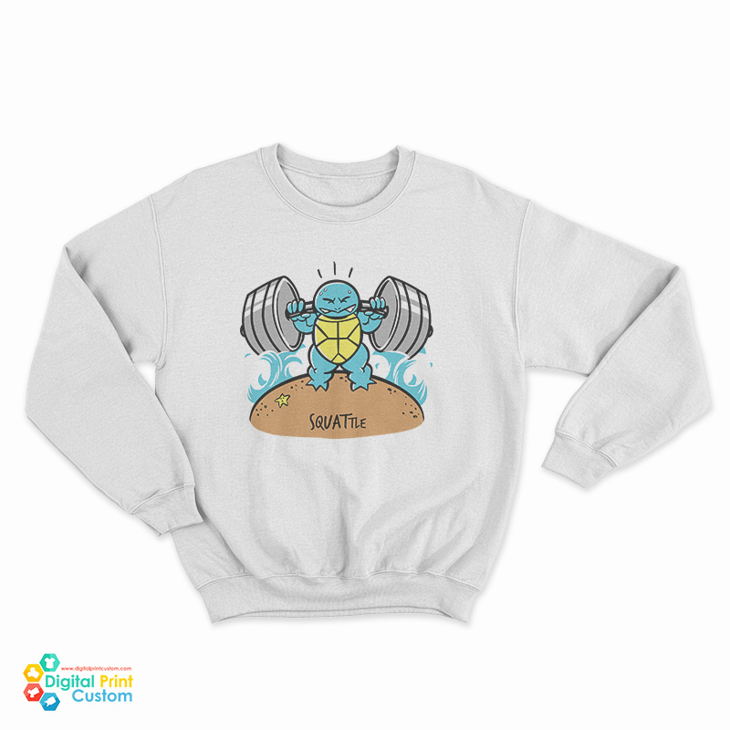 Squattle Workout Tuff N Tiny Pokemon Sweatshirt