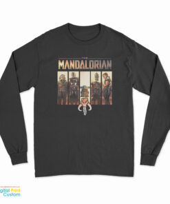 The Mandalorian Characters Long Sleeve T-Shirt