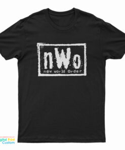 Vintage 90s NWO New World Order Wrestling Logo T-Shirt