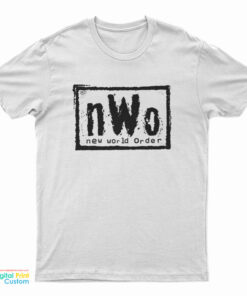 Vintage 90s NWO New World Order Wrestling Logo T-Shirt