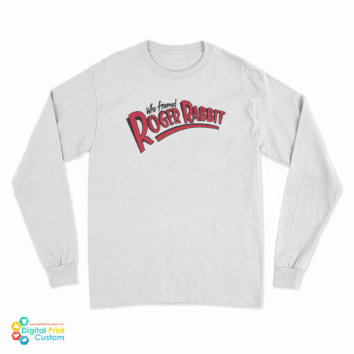 Who Framed Roger Rabbit Logo Long Sleeve T-Shirt