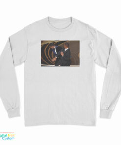 Will Smith Smacks Chris Rock At The Oscars Long Sleeve T-Shirt