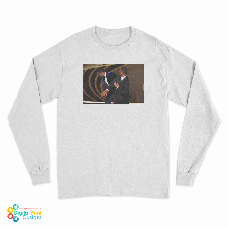 Will Smith Smacks Chris Rock At The Oscars Long Sleeve T-Shirt
