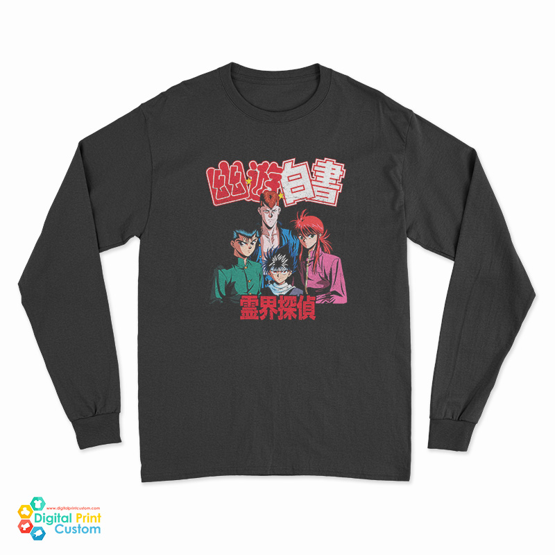 Yu Yu Hakusho Anime Cartoon Long Sleeve T-Shirt