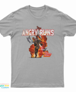 Angry Runs Good Morning Football T-Shirt