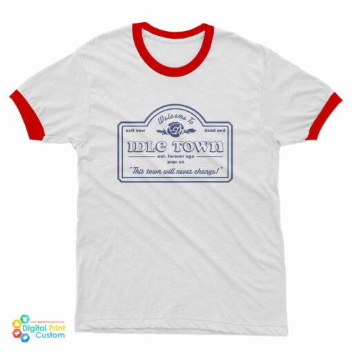 Conan Gray Welcome To Idle Town Ringer T-Shirt