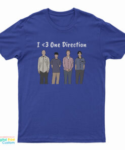 I Love One Direction Weezer T-Shirt