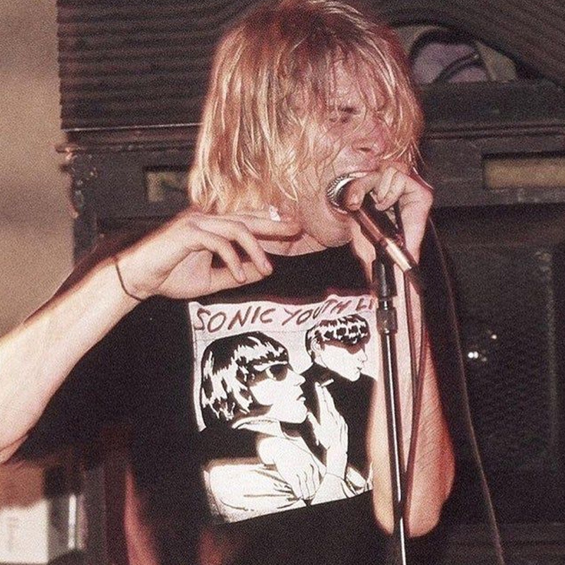 Kurt Cobain Sonic Youth Live TShirt For UNISEX