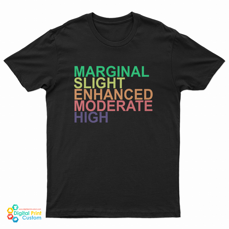 Marginal Slight Enhanced Moderate High T-Shirt