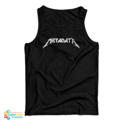 Metadata Logo Metallica Tank Top