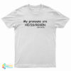 My Pronouns Are He Is Risen John 8 12 T-Shirt