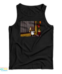 RATM Simpsons Fuck You I Wont Do What You Tell Me Tank Top