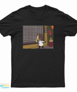 RATM Simpsons Fuck You I Wont Do What You Tell Me T-Shirt