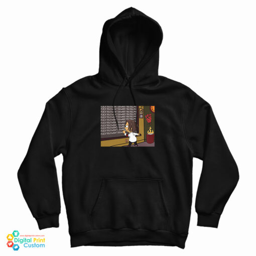 RATM Simpsons Fuck You I Wont Do What You Tell Me Hoodie