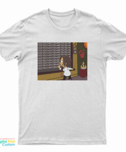 RATM Simpsons Fuck You I Wont Do What You Tell Me T-Shirt