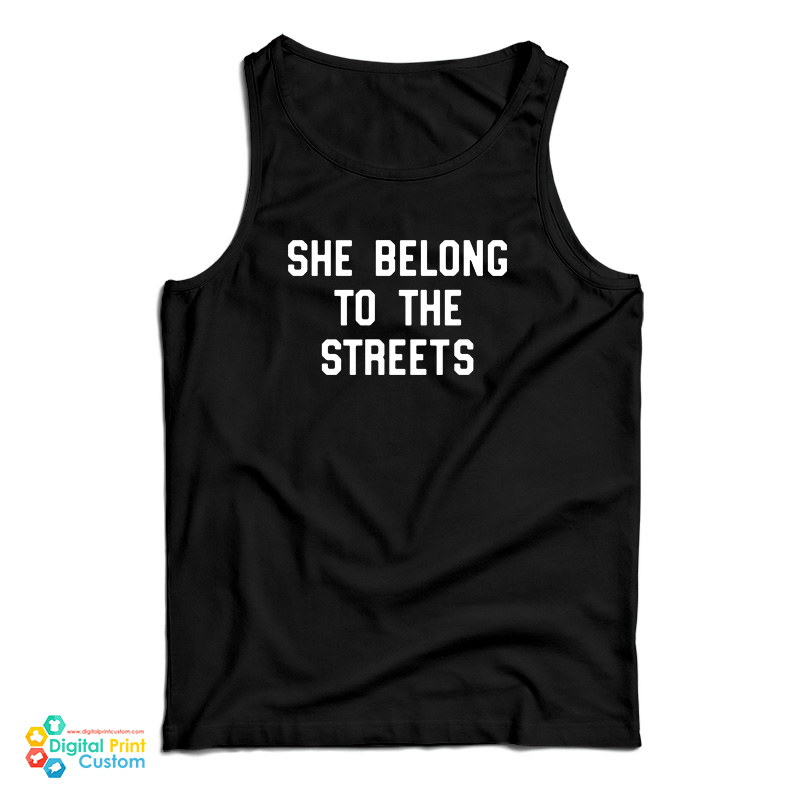 Rich The Kid She Belongs To The Streets Tank Top