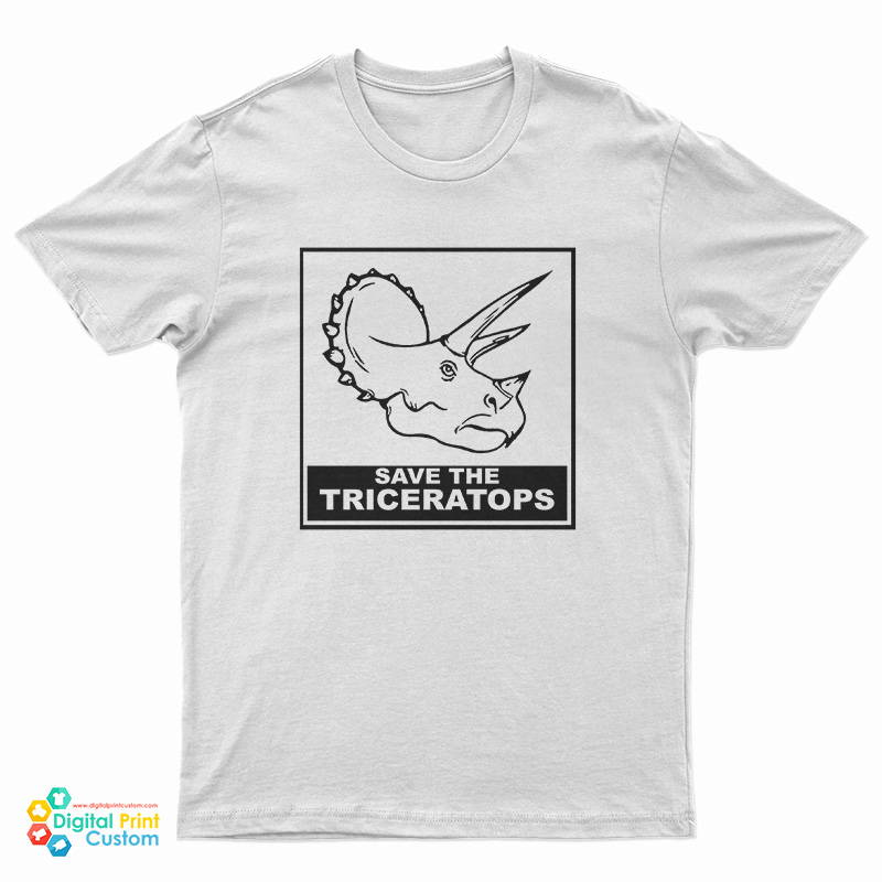 Save The Triceratops T-Shirt