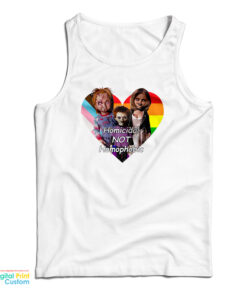 Chucky Family Homicidal Not Homophobic Tank Top