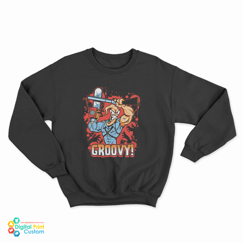 Earthworm Jim Evil Dead Groovy Sweatshirt
