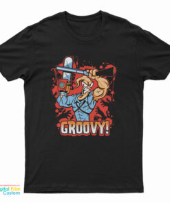 Earthworm Jim Evil Dead Groovy T-Shirt