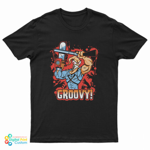 Earthworm Jim Evil Dead Groovy T-Shirt
