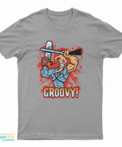 Earthworm Jim Evil Dead Groovy T-Shirt