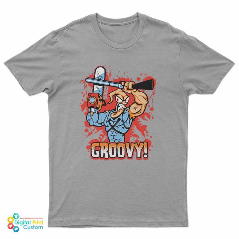 Earthworm Jim Evil Dead Groovy T-Shirt