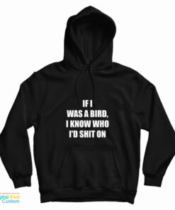If I Was A Bird I Know Who I'd Shit On Hoodie