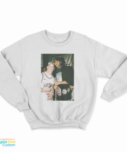 John Cena With Carmelo Anthony Sweatshirt