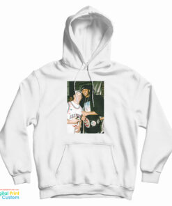 John Cena With Carmelo Anthony Hoodie