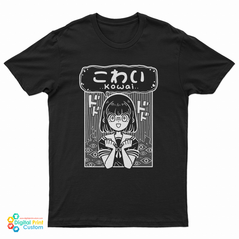 Kowai Japanese Horror Scary Anime TShirt