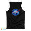 Nasa Gay Space Communism Parody Logo Tank Top