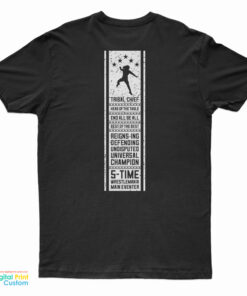 Roman Reigns Smash Em Stack Em Pin Em Authentic T-Shirt