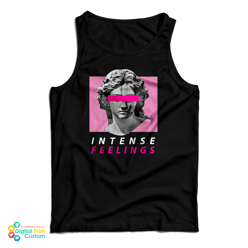 Vaporwave Aesthetic Intense Feelings Statue Tank Top