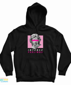 Vaporwave Aesthetic Intense Feelings Statue Hoodie