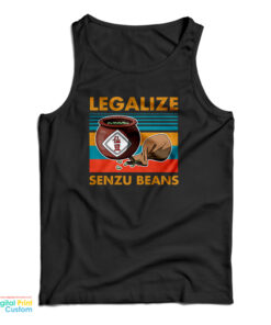 Vintage Legalize Senzu Bean Dragon Ball Tank Top